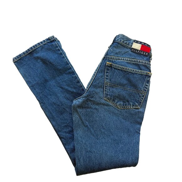 Tommy Hilfiger vintage jeans, straight leg jeans, 3/32 size, mid rise jeans - Picture 3 of 8
